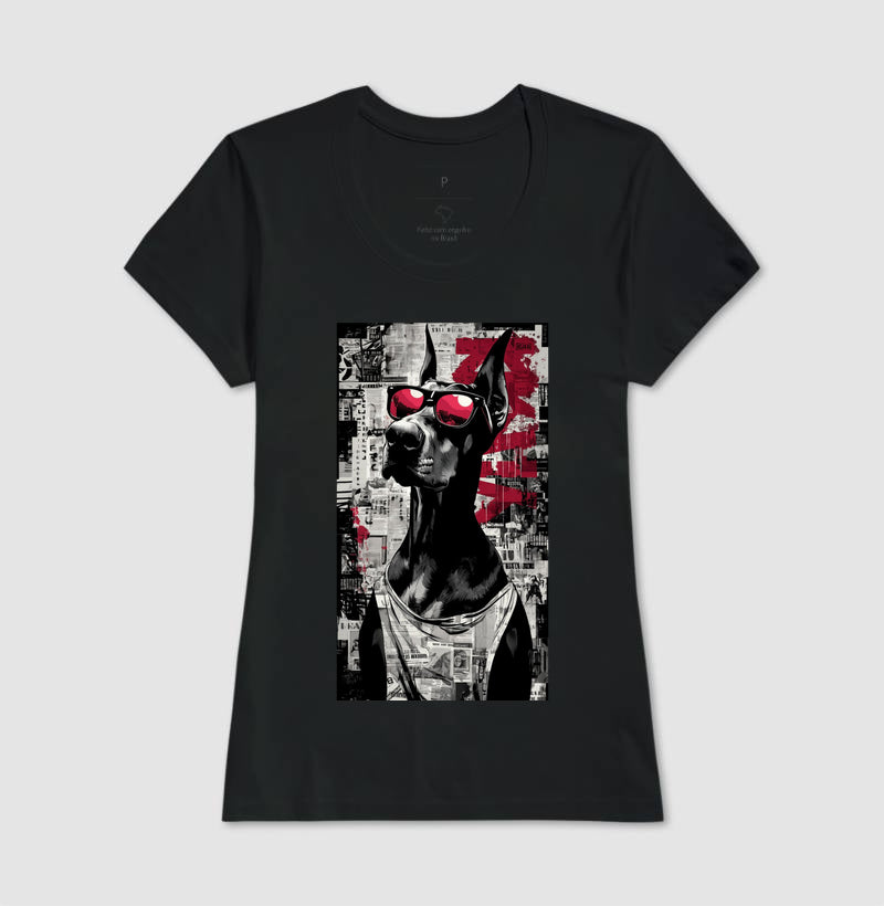 Doberman · Baby Look Feminina / Regular Masculina