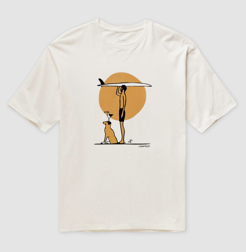 Surf Dog · Oversized · Unissex · Off White e Areia