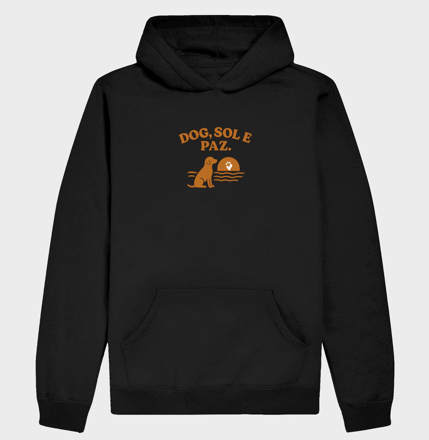 Hoodie slim Dog Vibe e Sol PattaMansa
