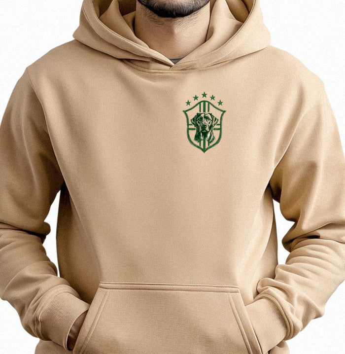 Clube Canino · Hoodie Slim · Off White e Bege