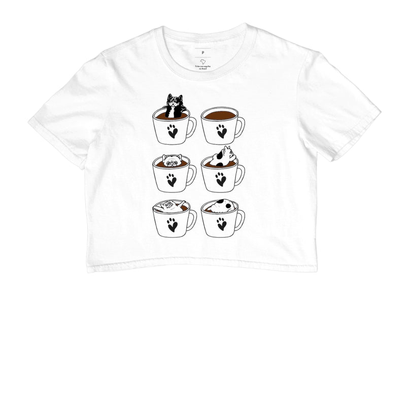 Café com Cachorro · Cropped · Feminino