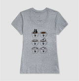 Café com Cachorro · Baby Look Feminina / Regular Masculina