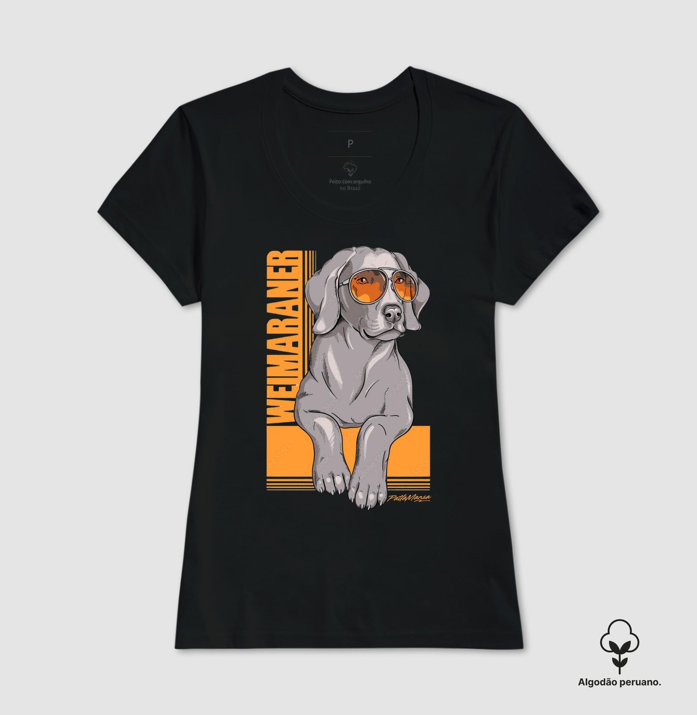 Weimaraner · Algodão Peruano · Feminina / Masculina