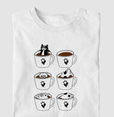 Café com Cachorro · Baby Look Feminina / Regular Masculina