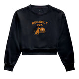 Dog Vibe e Sol · Moletom Cropped