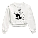 Dog, Skate & Coffee · Moletom Cropped