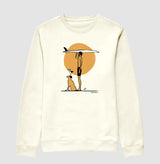 Surf Dog · Suéter Slim · Off White e Bege
