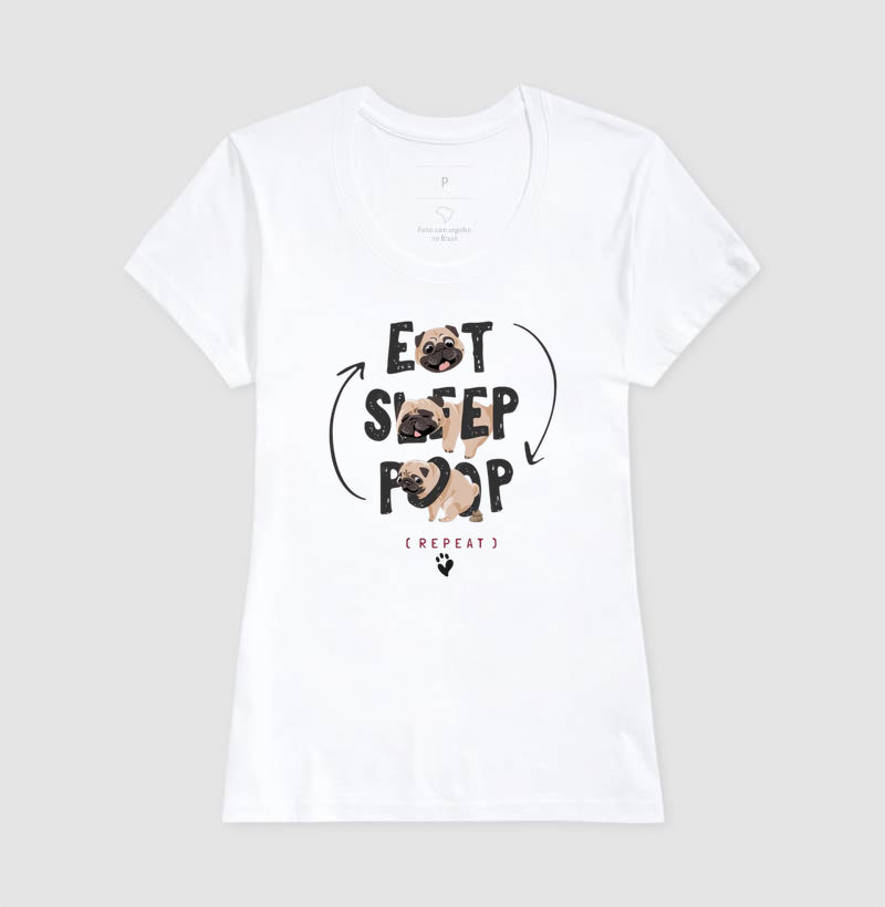 Eat Sleep Poop · Baby Look · Feminina