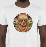 Camiseta Golden Retriever baby look e regular PattaMansa