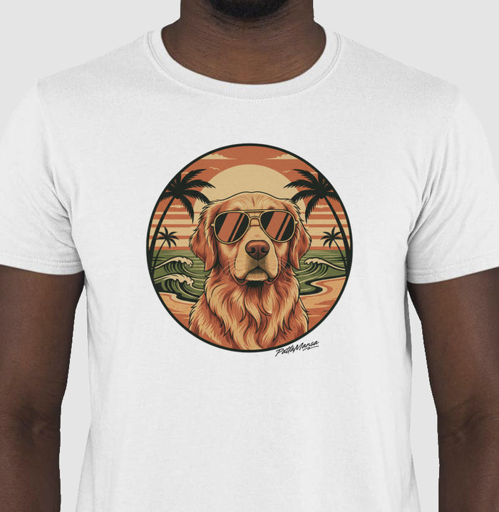 Golden Retriever · Baby Look Feminina / Regular Masculina