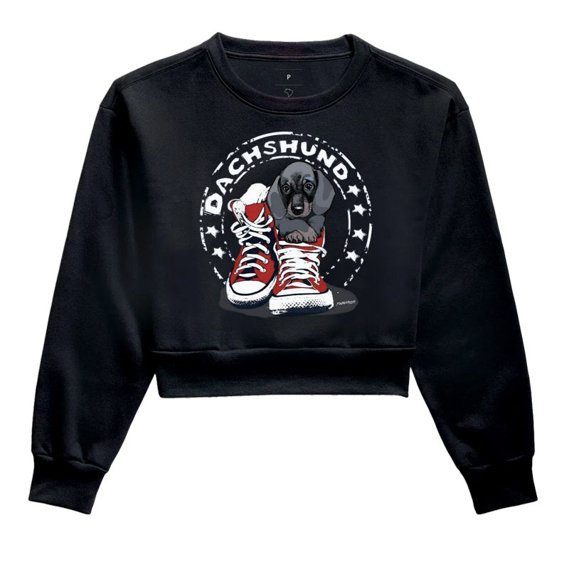 Dachshund · Moletom Cropped