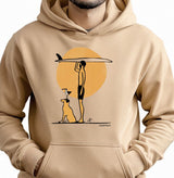 Surf Dog · Hoodie Slim · Off White e Bege