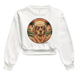 Golden Retriever · Moletom Cropped
