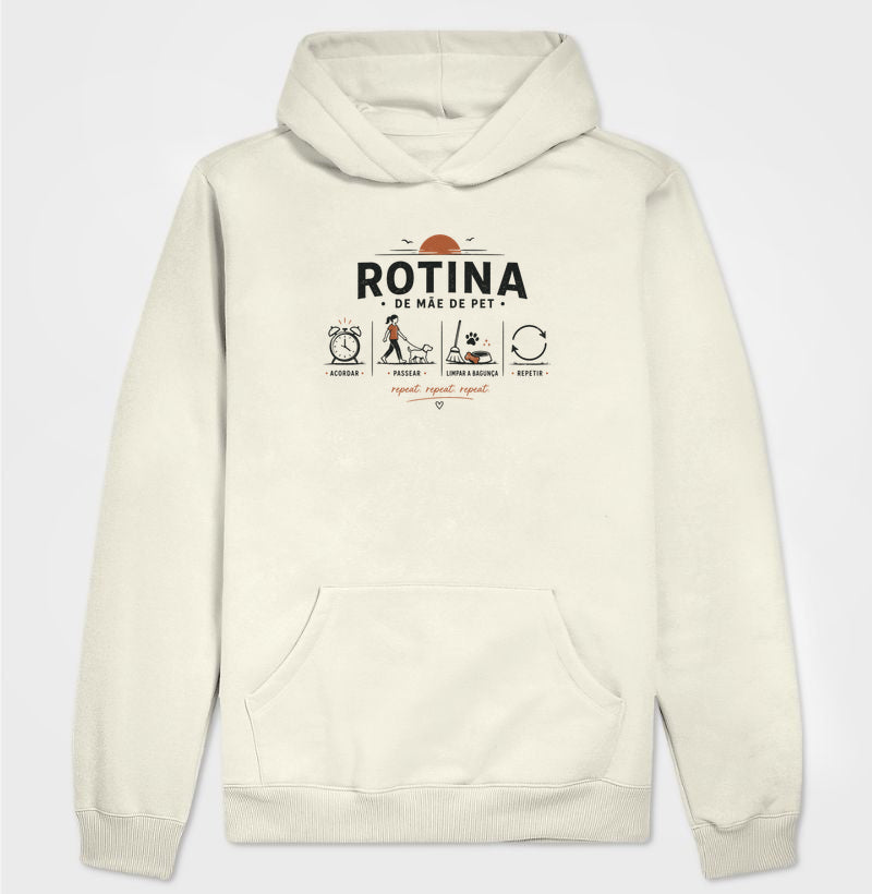 Hoodie slim Rotina Mãe de Pet PattaMansa
