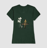 Surf Dog · Baby Look Feminina / Regular Masculina · Verde e Rosa
