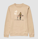 Surf Dog · Suéter Slim · Bege