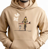 Surf Dog · Hoodie Slim · Bege