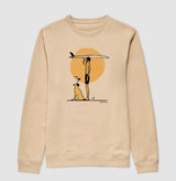 Surf Dog · Suéter Slim · Off White e Bege