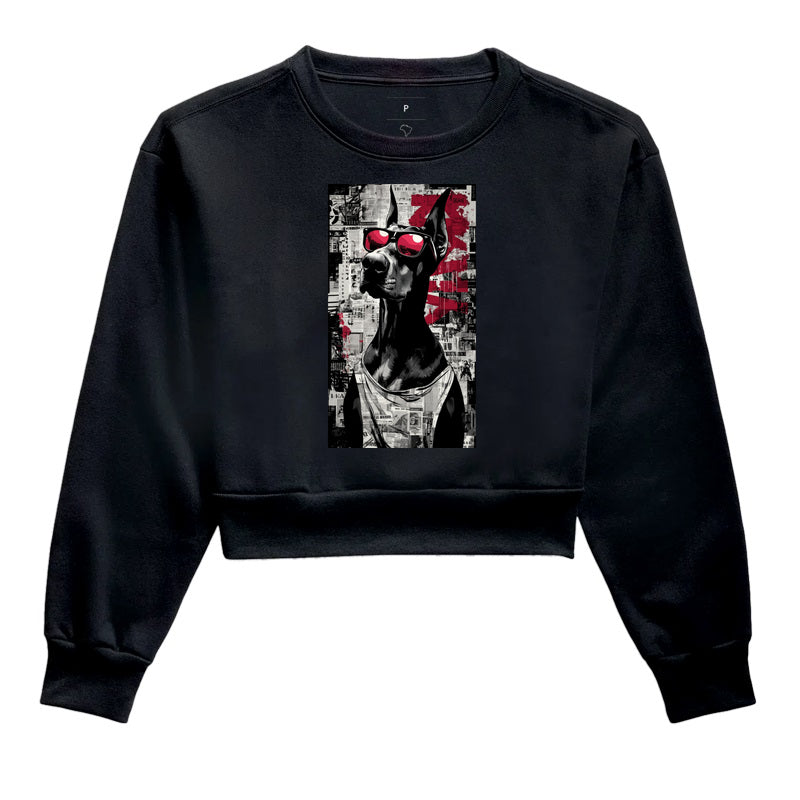 Doberman · Moletom Cropped