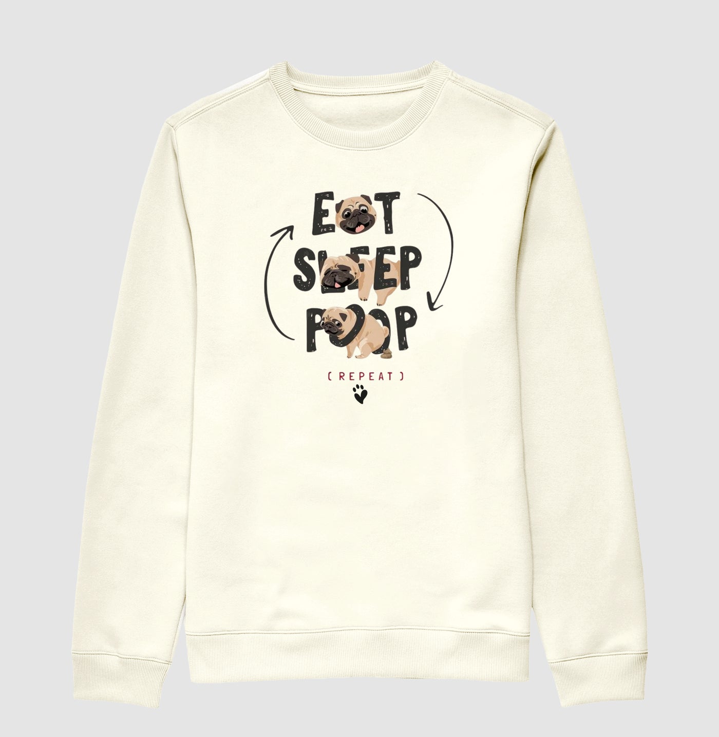 Eat Sleep Poop · Suéter Slim
