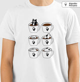 Café com Cachorro · Algodão Peruano · Feminina / Masculina