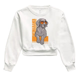 Weimaraner · Moletom Cropped