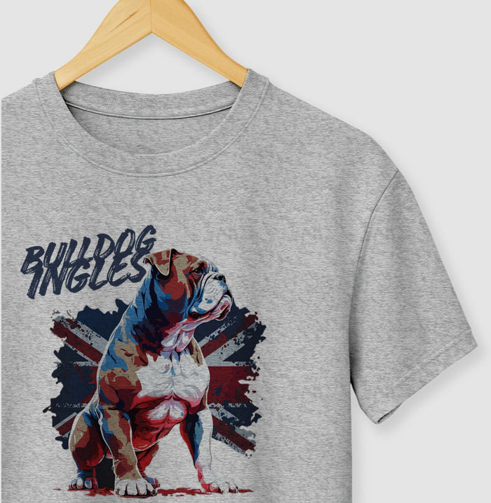 Bulldog Inglês · Baby Look Feminina / Regular Masculina