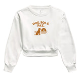 Dog Vibe e Sol · Moletom Cropped
