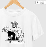 Dog, Skate & Coffee · Algodão Peruano · Feminina / Masculina