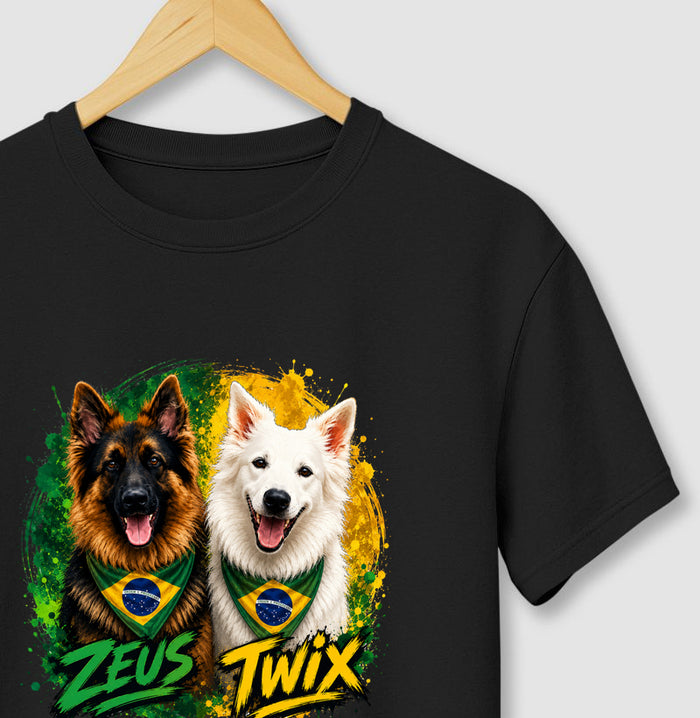 Retrato do Seu Pet · Camiseta Personalizada
